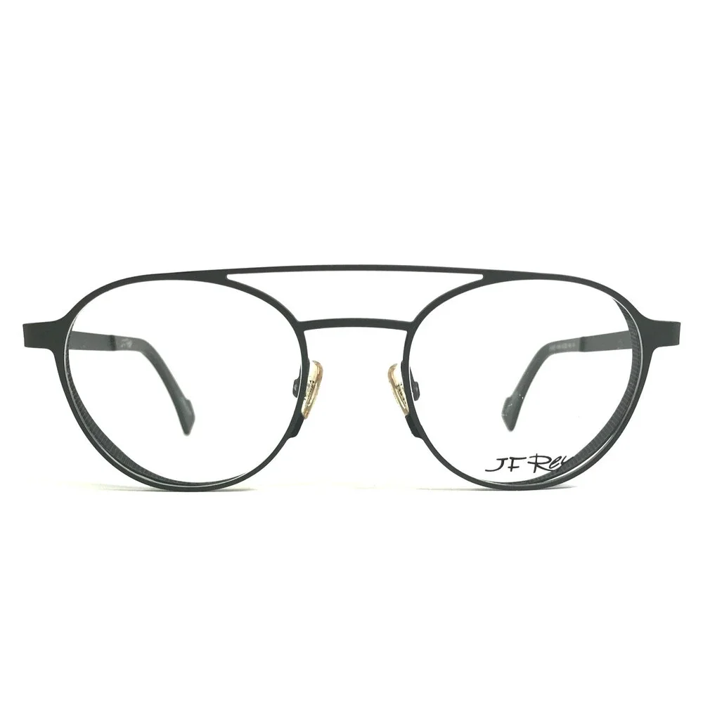 J.F Rey Eyeglasses Frames JF2627 4500 Dark Khaki Black Brown Shields 48-20-144